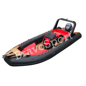 Bateau pneumatique rigide à coque en fibre <span class=keywords><strong>de</strong></span> verre profonde en forme <span class=keywords><strong>de</strong></span> V CE RIB 760 hypalon - Product Image 6