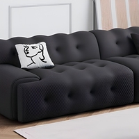 L-förmiges Ledersofa Dreisitzer Modernes Design Schaumstoffgefüllt Elegantes Apartment- & Bürosofa-Set Wohnmöbel