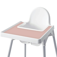 Produits pour bébés, antidérapant, écologique, de qualité alimentaire, plateau de chaise haute pour enfants, tapis en silicone pour bébé, compatible avec le plateau de chaise