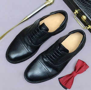 Chaussures Oxford en cuir véritable pour hommes, style formel, motif floral, pour affaires et mariage, imperméables, légères, à enfiler, intemporelles - Product Image 6