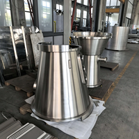 Pièces en aluminium et acier coniques-cylindriques pour lit fluidisé, services de découpe laser sur mesure, prix de la tôle