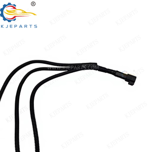 Cabo de Extensão Automotivo com Plugue de 2 Pinos e Terminal de Anel de Aterramento, Protegido por Tubo Corrugado Personalizado para Chicote de Fiação Automotiva - Product Image 5