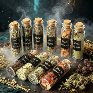 Healing <strong>Witchcraft</strong> <strong>Herbs</strong> in Jars <strong>Herbs</strong> in a Bottle Indoor Home Decor Lucky Wishes Bottle Set Children Souvenir Gifts - Product Image 3