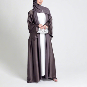 Gli ultimi modelli di <span class=keywords><strong>Abaya</strong></span> musulmano per donne musulmane hanno personalizzato le vesti islamiche tradizionali modeste Muslim open <span class=keywords><strong>abaya</strong></span> - Product Image 2