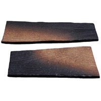Plateau à sushi en céramique classique de 14 pouces pour restaurant à thème, écologique, durable, jetable, compatible micro-ondes, plat de cuisson au gril