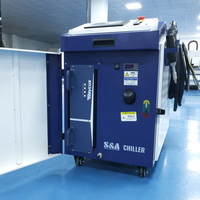 Soudeuse laser à fibre portative haute puissance 3000W avec refroidissement par eau
