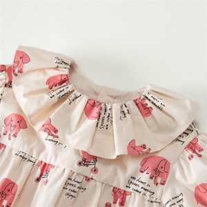 Vestidos de Princesa para Niñas, con Estampado de Animales de Dibujos Animados, Transpirables, de Manga Larga - Product Image 4