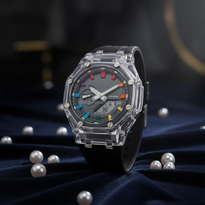 Reloj Deportivo de Moda Serie <span class=keywords><strong>G</strong></span> GA-6900-Android con Correa de Acrílico, Calendario, Resistente al Agua y Solar - Product Image 2