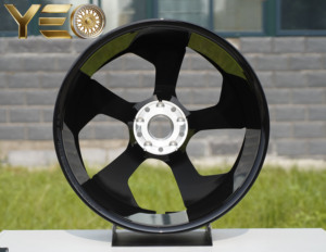 Rines de Aleación Forjados de 20 Pulgadas, 5 Radios, Optimizados para Vehículos Eléctricos, Color Negro Brillante Mecanizado, para <span class=keywords><strong>BMW</strong></span> <span class=keywords><strong>I4</strong></span> IX - Product Image 4