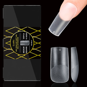 Nouveauté, vente chaude, ongles <span class=keywords><strong>en</strong></span> plastique transparents fins à presser, personnalisés, <span class=keywords><strong>en</strong></span> gros, marque personnalisée - Product Image 5