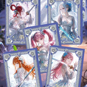 Cartes de collection émaillées en métal monobloc Mengyun Creative, collection de personnages d'anime, carte de présentation, boîte mystère, <span class=keywords><strong>cadeau</strong></span> pour fans - Product Image 4
