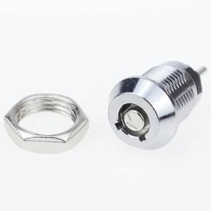 Serrure téléphonique en acier inoxydable 12MM serrure électronique serrure électrique interrupteur à clé S1201 Double face Type d'extraction 0.5A250V AC 2 clés - Product Image 4