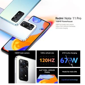 <span class=keywords><strong>Xiaomi</strong></span>-Smartphone <span class=keywords><strong>Redmi</strong></span> <span class=keywords><strong>Note</strong></span> <span class=keywords><strong>11</strong></span> <span class=keywords><strong>Pro</strong></span> 4G, téléphone portable Android, 8 Go + 128 Go, version globale, 6,67 pouces, MIUI 13 - Product Image 2
