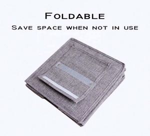 Fabric Clothing Organizer Storage Rack Double Tier Detachable Washable Minimalist Wardrobe Space Saver - Product Image 5