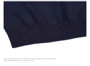 Pull-over d'hiver à col ras du cou en jacquard personnalisé de haute qualité Pull-over en coton pour hommes