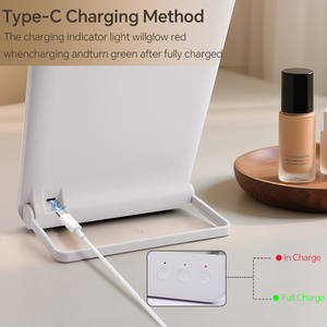 Thông minh gương với <span class=keywords><strong>Bluetooth</strong></span> Loa LED màn hình cảm ứng 3 màu chế độ ánh sáng không dây Vanity gương cho phòng ngủ hoặc ký túc xá - Product Image 3