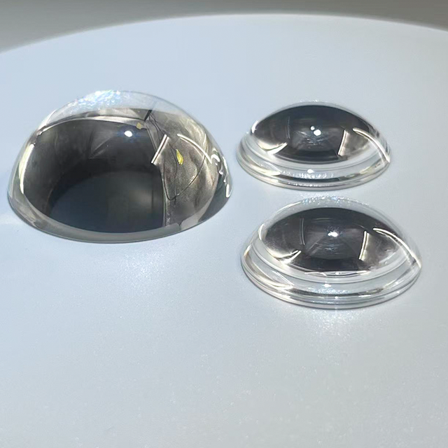 China Factory Custom Hemispherical Lens for Fiber Optic Coupling and LED Lighting