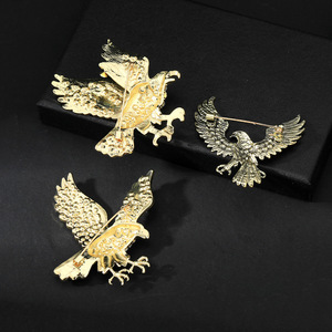 批发时尚饰品动物水钻鹰胸针女式连衣裙围巾配件装饰 - Product Image 6