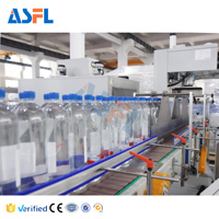 Máquina de Llenado por Gravedad de Botellas de Agua Mineral Monobloque de Bajo Costo CGF18-18-6 4000-6000BPH 250ml 500ml 1500ml con Control PLC