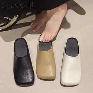 Half-slipper One-Foot Women's Waterproof Fashion Trend Thick-Soled Breathable Anti-Slippery <b>Headband</b> Spring Autumn Outerwear - Product Image 6