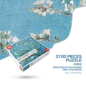 <span class=keywords><strong>Puzzle</strong></span> en plastique personnalisé sur mesure de 2100 pièces, 720*605 mm, <span class=keywords><strong>puzzle</strong></span> <span class=keywords><strong>d</strong></span>'art DIY pour collection - Product Image 4