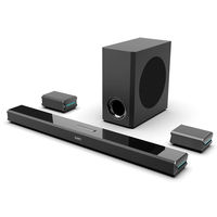 Téléviseur à écran LED sur mesure, système audio surround USB, barre de son Bluetooth, système de cinéma maison sans fil 5.1, caisson de basses