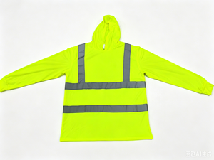 Camiseta de Seguridad de Alta Visibilidad ANSI Clase 2 con Logotipo Reflectante Fluorescente de Manga Larga para Tráfico, Construcción, Ingeniería - Product Image 4