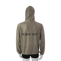 BLOCK EMF 5G EMF Protection Sweat à capuche Radiation Shielding 100% Silver Clothing