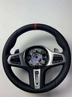 Volant en cuir M Sport pour BMW M2 M3 M4M5M6 F30 F10 F35 F22 E46 E90 E92 F10 F30 F32 E60 Série F Volant de voiture