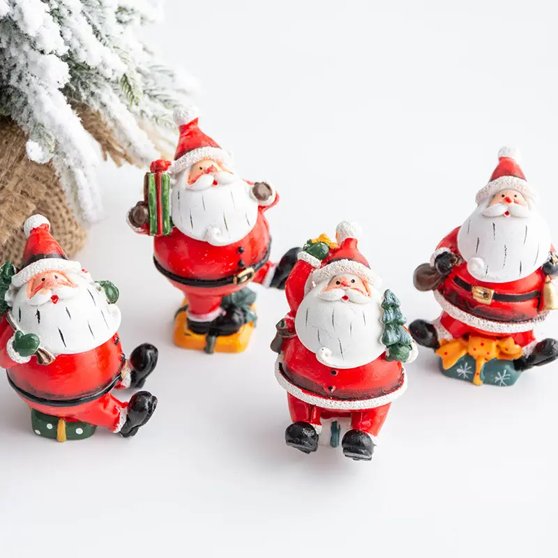 Boneco de neve de papai noel, boneco de neve, decoração de natal, enfeites em miniatura para meninas