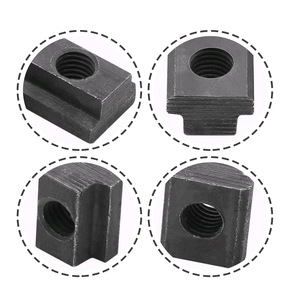 Leite M10 t-khe Nut, Oxit Đen kết thúc bảng khe cắm, 3/8 chủ đề t khe cắm đường sắt - Product Image 5