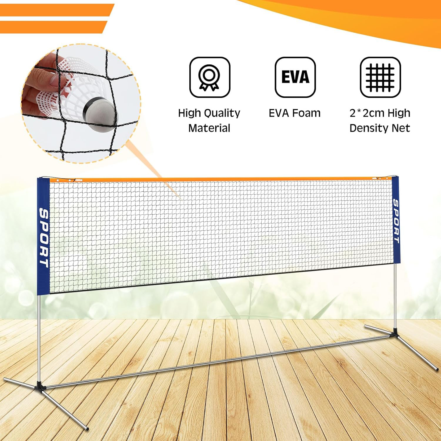 Champion 12' Portable Tennis Net Set - Anthem Sports
