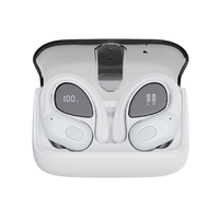 Écouteurs sans fil supra-auriculaires stéréo dynamiques à basses profondes avec chipset JL, AAC 5.4, micro, étanches IPX5 pour le gaming, le DJ, le sport et les voyages