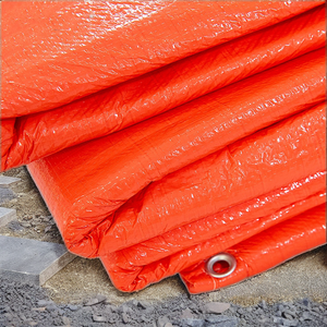Lona de Polietileno Tejida de Alta Resistencia para Construcción, 12 pies x 20 pies, Aislante para Clima Frío, Manta para Curado de Concreto, Rollo de Lona Industrial - Product Image 2