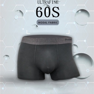 Spandex Heren Boxershorts Modale Ijs Zijde Huidvriendelijk Ademend Groothandel Grensoverschrijdend Ondergoed Slips Print Shorts - Product Image 5