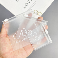 Bolsas de Plástico Transparentes con Cierre Hermético para Cosméticos, Anillos, Collares, Joyería, Bolsas de Embalaje con Cierre Zip