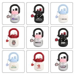 Hot Selling Kids Stainless Steel Water <b>Bottle</b> Insulated Flask Vacuum Students Large Belly Cup Leak Proof Lid With <b>Straw</b> - Product Image 3