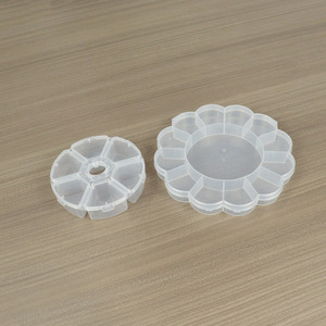 Transparent Plastic Compartment <b>Storage</b> <b>Box</b> For Jewelry Beads Rhinestones Fishing Gear Sewing Kit PP Material Desktop Organizer - Product Image 4