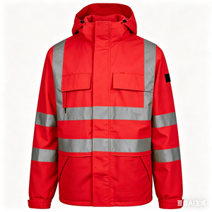 Chaqueta Impermeable de Alta Visibilidad para Trabajo, Protección Química, Ropa de Seguridad, Venta al Por Mayor - Product Image 1
