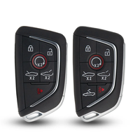 Coque de clé intelligente FCC YG0G20TB1 à 6/7 boutons pour Chevrolet Corvette C8 2020-2021, PN 13538851 13538852