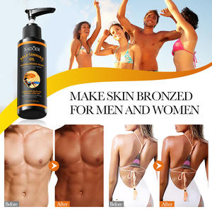 SADOER haute qualité visage et corps universel hydratant bronzage naturel approfondit le teint et l'huile de bronzage de beauté - Product Image 4