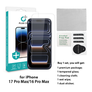 Protector de Pantalla de Vidrio Templado Transparente HD de 0.33mm para <span class=keywords><strong>iPhone</strong></span> 17 Pro Max, Protectores de Pantalla para <span class=keywords><strong>iPhone</strong></span> 16 Pro Max - Product Image 6