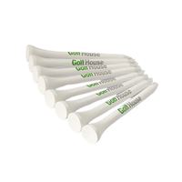 Tees de golf en bois imprimés sur mesure, vente en gros, directement de l'usine, logo personnalisable, tees de golf en bambou, prix de gros