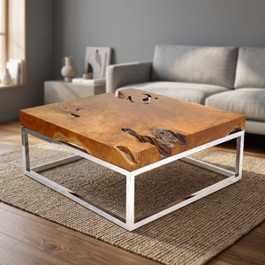 Industrial Vintage Adjustable <b>Iron</b> Metal Coffee <b>Table</b> for Home Hotel Villa or Hall Antique Living Room Furniture - Product Image 2