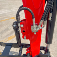 Mini-excavatrice sur chenilles 08t, norme Euro 5, moteur de marque importée, personnalisable
