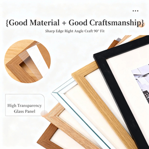Cadre <span class=keywords><strong>photo</strong></span> en bois personnalisé de style simple et luxueux 10*15cm avec logo personnalisé, cadres en bois pour photos, décoration et affichage à domicile - Product Image 2