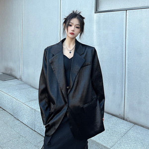 Abito da <span class=keywords><strong>donna</strong></span> Jacket2024Springnew Arrivalclassy abito grigio argento Petite - Product Image 2