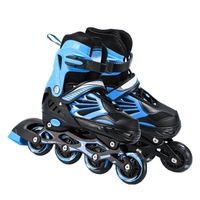 Patins à roulettes 4 roues clignotants, chaussures à roulettes réglables pour enfants filles et garçons, vente en gros