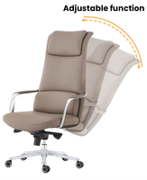 Muebles Diseñador de la computadora Giratorio Reclinable Silla de oficina para dormir Silla de oficina de cuero sintético Cómoda silla ejecutiva Boss