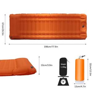 Hot Sale Waterproof TPU Camping <b>Mattress</b> with Built-in Foot Pump Super Light Inflatable Camping Mat with <b>Pillow</b> 1-2 Person - Product Image 1